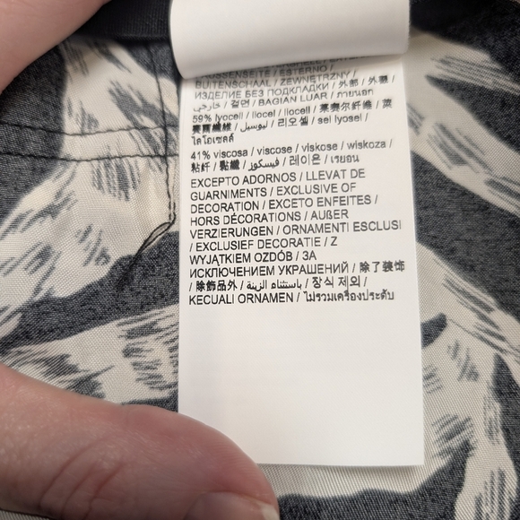 Bimba Y Lola Zebra Flowy Pants (M) - Picture 7 of 8